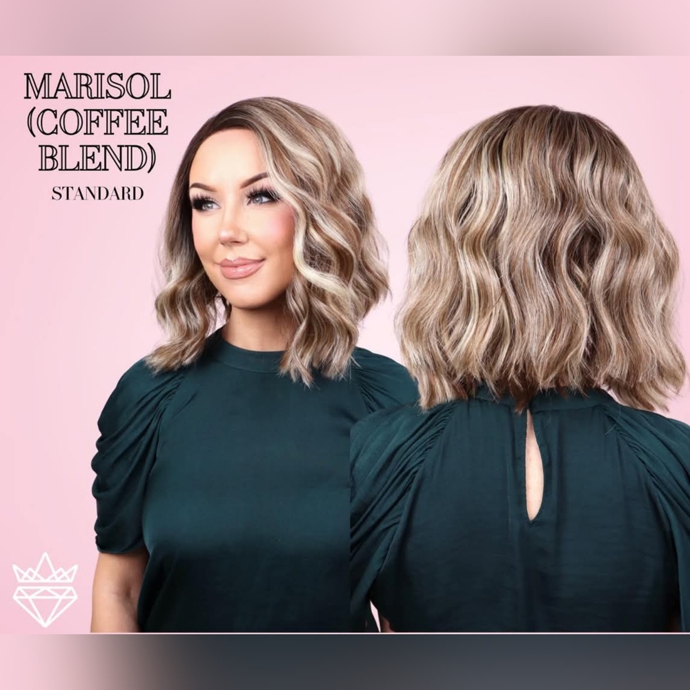 Marisol (Coffee Blend) Women's Hairpiece - Natural Blonde Brown